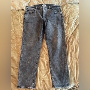 Loft acid wash skinny jeans